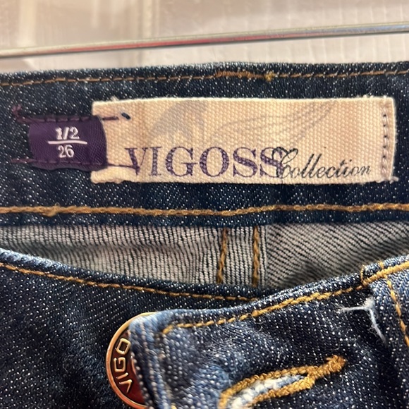 ViGoss Dark Blue Denim Jeans - Picture 11 of 13